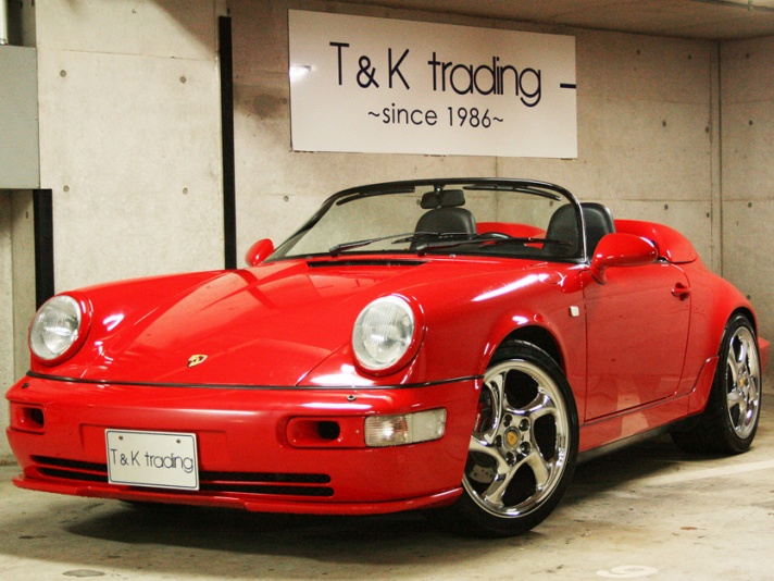 ポルシェ 911(Type964) スピードスター ガーズレッドを買い取り致しました！！